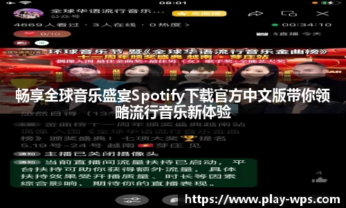 畅享全球音乐盛宴Spotify下载官方中文版带你领略流行音乐新体验